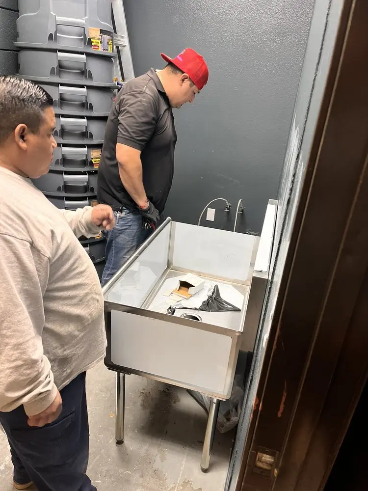 Commercial plumbing and sink installation in Nantucket